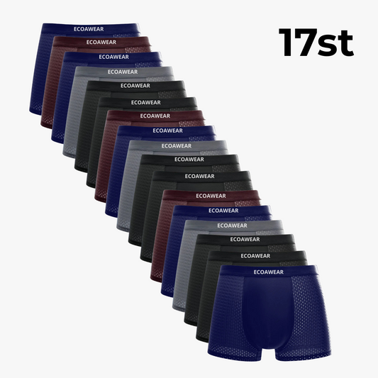 ECOAWEAR® Bambusbokser MEGAPACK | 17 bokser