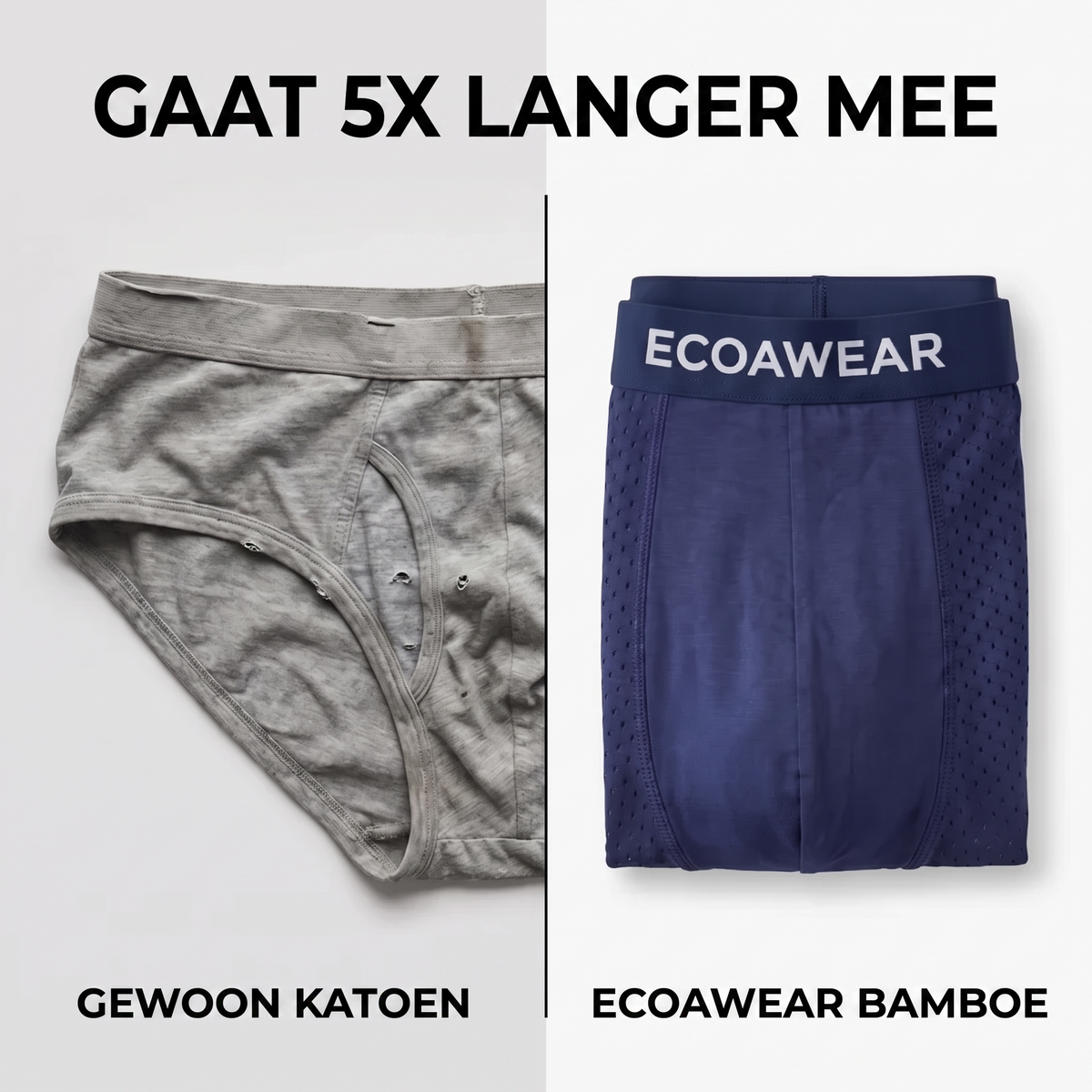 ECOAWEAR® Bamboe Boxershorts 5-Pack | Krijg er 7 extra GRATIS bij